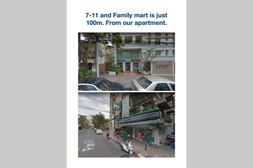P1 Silom Pan Large Room Full Kitchen Wifi 4-6Pax Bangkok Exterior photo
